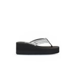 Bueno Shoes 26WT190664 Gümüş Soft Mat Ayna Dolgu Topuklu Kadın Terlik