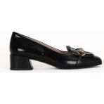 Bueno Shoes 33WA7711 33WA7711 Siyah Kırışık Rugan Kadın Topuklu Ayakkabı