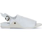 Bueno Shoes Beyaz Deri Kadın Düz Sandalet 01WU7603 01WU7603