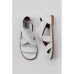 Bueno Shoes Beyaz Deri Kadın Düz Sandalet 01WY2002 01WY2002