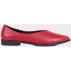 Bueno Shoes Deri Bordo Kadın Düz Babet