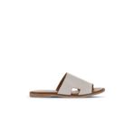 Bueno Shoes Gri Deri Kadın Düz Terlik 01wa5705