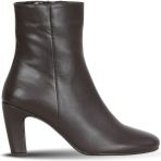 Bueno Shoes Kahverengi Deri Kadın Topuklu Bot 39WB2998 39WB2998