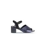 Bueno Shoes Lacivert Parlak Deri Kadın Topuklu Ayakkabı 01wa2810