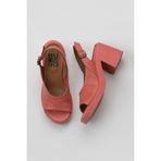 Bueno Shoes Mercan Deri Kadın Topuklu Sandalet 01WY12503