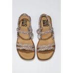 Bueno Shoes Pudra Multi Deri Kadın Düz Sandalet
