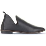 Bueno Shoes Siyah Deri Kadın Az Topuklu Ayakkabı 01WD3701 01WD3701