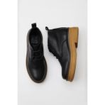 Bueno Shoes Siyah Deri Kadın Düz Bot 01WV0200 01WV0200