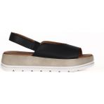 Bueno Shoes Siyah Deri Kadın Düz Sandalet 01WE3403 01WE3403