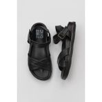 Bueno Shoes Siyah Deri Kadın Düz Sandalet 01WU5830 01WU5830