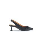 Bueno Shoes Siyah Deri Kadın Topuklu Ayakkabı 01wa1306