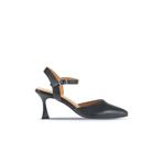 Bueno Shoes Siyah Deri Kadın Topuklu Ayakkabı 01wa1403