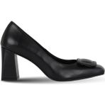 Bueno Shoes Siyah Deri Kadın Topuklu Ayakkabı 39WA2005 39WA2005
