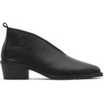 Bueno Shoes Siyah Deri Kadın Topuklu Bot 01WD4004 01WD4004