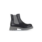 Bueno Shoes Siyah Gri Deri Kadın Topuklu Bot 01WZ1403