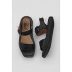 Bueno Shoes Siyah Khv Deri Kadın Düz Sandalet 01WY1002 01WY1002