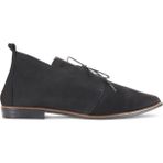Bueno Shoes Siyah Nubuk Kadın Düz Bot 01WD3708 01WD3708
