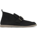 Bueno Shoes Siyah Nubuk Kadın Düz Bot 01WD4210 01WD4210