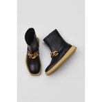Bueno Shoes Siyah Sarı Deri Kadın Düz Bot 01WV9704 01WV9704