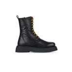 Bueno Shoes Siyah Sarı Deri Kadın Postal 01wz6401