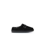 Bueno Shoes Siyah Süet Kadın Düz Terlik 05wt104