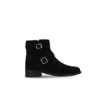 Bueno Shoes Siyah Süet Kadın Topuklu Bot 40wb11401