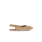 Bueno Shoes Taba Açık Alf Süet Kadın Düz Sandalet 01wa5804