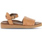 Bueno Shoes Taba Deri Kadın Düz Sandalet 01WS2812 01WS2812