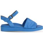 Bueno Shoes Turkuaz Deri Kadın Düz Sandalet 01WS2812 01WS2812