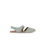 Bueno Shoes Yeşil Açık Alf Süet Kadın Düz Sandalet 01wa5806