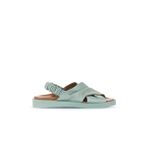 Bueno Shoes Yeşil Açık Deri Kadın Sandalet 01wu3309