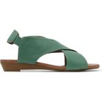 Bueno Shoes Yeşil Deri Kadın Sandalet 01WL2408 01WL2408