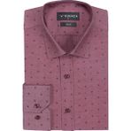Buenza 3B5M0221D338 Kahverengi Slim Fit Uzun Kol Erkek Gömlek