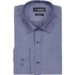 Buenza 41104 Lacivert Slim Fit Noktalı Erkek Gömlek