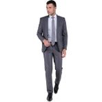Buenza 6 Drop Dar Kalıp Slim Fit - Erkek Takım Elbise - Koyu Gri - 46