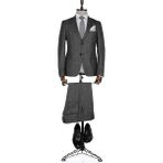 Buenza Ekose Armando Slim Fit Siyah Erkek Takım Elbise - 50 - 6 Drop