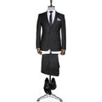 Buenza Mali Slim fit Siyah Erkek Takım Elbise - 48 - 6 Drop