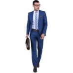 Buenza Oscar Mono Tk Yrt 8 Drop Slim Fit Takım Elbise -Parlament - 46 - Saks