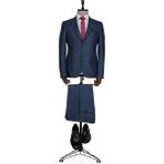 Buenza Salvatini Slim Fit Lacivert Erkek Takım Elbise - 58 - 6 Drop