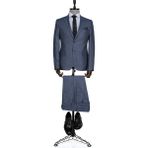 Buenza Salvatini Slim Fit Mavi Erkek Takım Elbise - 48 - 6 Drop