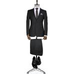 Buenza Slim fit Siyah Erkek Takım Elbise - 54 - 6 Drop
