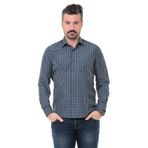 Buenza SRY 2999 Yeşil Klasik Kesim Uzun Kol Erkek Gömlek