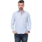 Buenza SY 1951 Açık Mavi Uzun Kol Erkek Gömlek