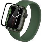 Bufalo Apple Watch 41 mm 3D Kavisli Pmma Nano Şiyah Çerçeve Ekran Koruyucu