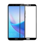 Bufalo Huawei Y7 2018 5D Temperli Siyah Camlı Ekran Koruyucu