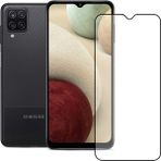 Bufalo Samsung Galaxy A12 9D Temperli Siyah Camlı Ekran Koruyucu