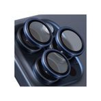 Buff Apple Uyumlu iPhone 15 Pro Max / 15 Pro Titanyum Lens Koruyucu Mavi