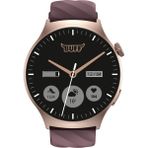 Buff BW12 Akıllı Saat IP68 Aod Amoled Ekran Plum - Şarap Kırmızısı