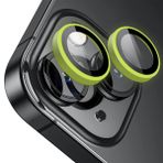 Buff iPhone 14 / 14 Plus Neon Light Green Metal Lens Koruyucu