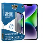 Buff iPhone 14 Plus 13 Pro Max 5D Matte Şeffaf Ekran Koruyucu